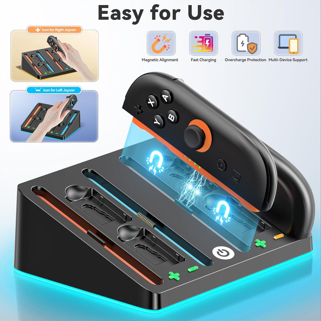 Sw2 Dock Nintendo Switch 2 Controller Charging Dock (Black) (VG-SW223)