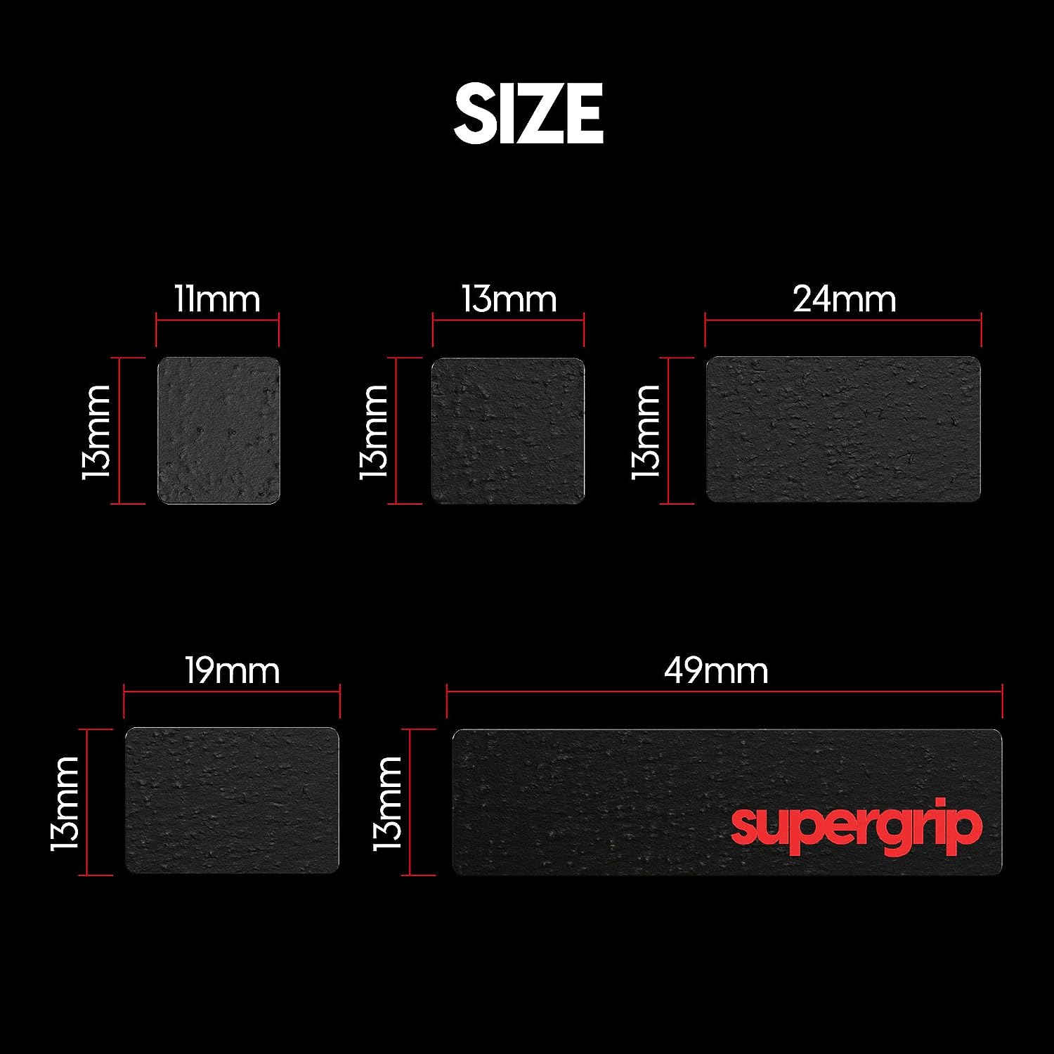 Pulsar Supergrip Universal Grip Tape Pre-Cut Sheet For Keyboard (SGDIY4)