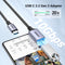 Ugreen USB-C Male to USB 3.0 A Female OTG Cable - 10CM (US378/70889)