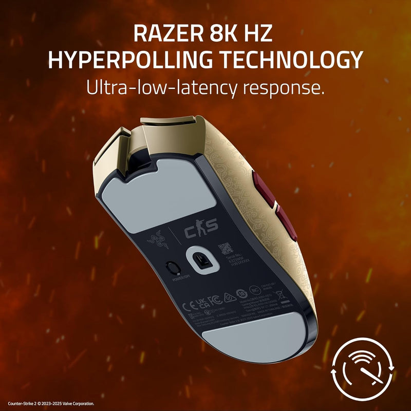 Razer Viper V3 Pro Ultra-Lightweight Hyperspeed Wireless Symmetrical Esports Mouse