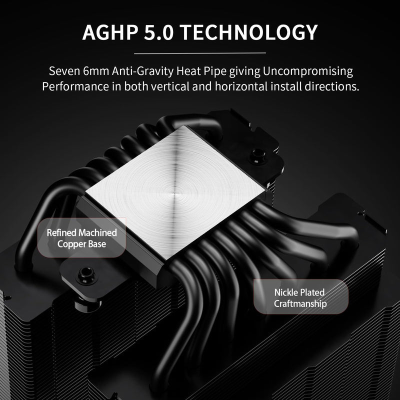 Thermalright Phantom Spirit 120 Digital Evo Dual Tower CPU Air Cooler (Black)