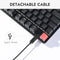 Keychron Lemokey X1 QMK/VIA Red Backlight TKL Wired Mechanical Gaming Keyboard - DataBlitz