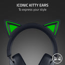 Razer Kraken Kitty V3 X Wired Kitty Headset for Gaming (Black, Quartz, White)