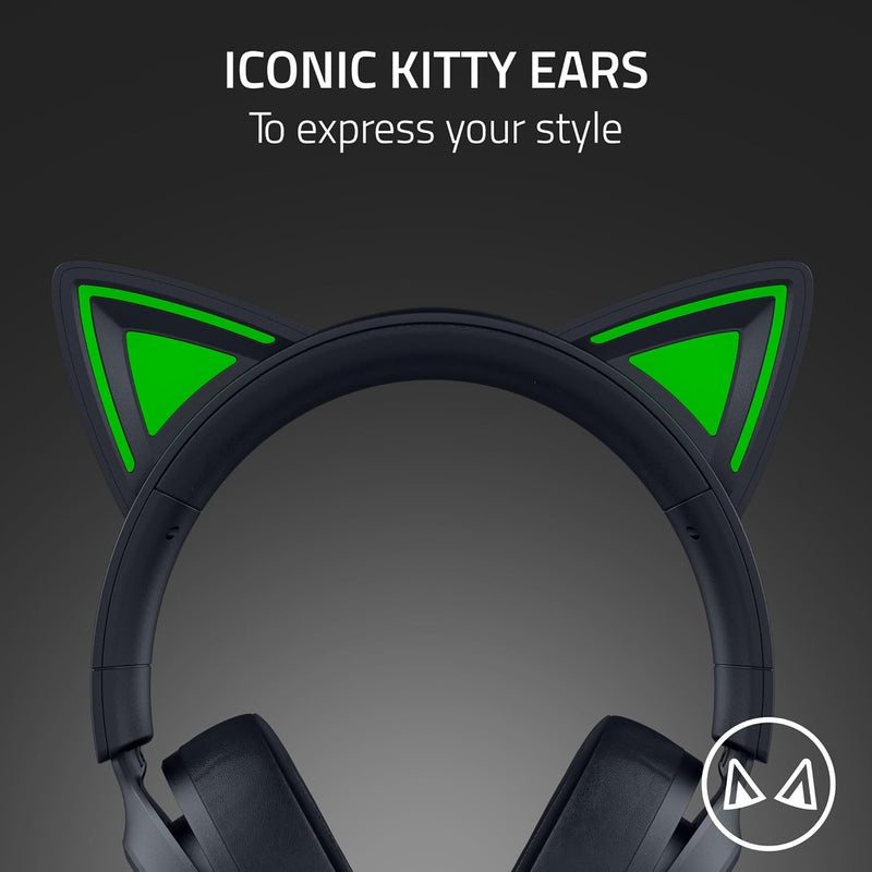Razer Kraken Kitty V3 X Wired Kitty Headset for Gaming (Black, Quartz, White)