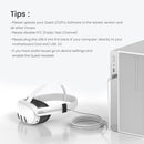 Kiwi Design Link Cable 16Ft (5M) for Meta Quest 2/3/Pro/3S/Pico 4 (White) (QC-8)