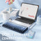 Ajazz 308I 84-Keys Bluetooth Wireless Membrane Keyboard (Mist Blue)