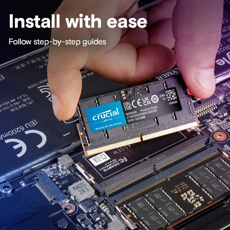 Crucial DDR5 4800MHz CL40 Sodimm Notebook Memory | DataBlitz