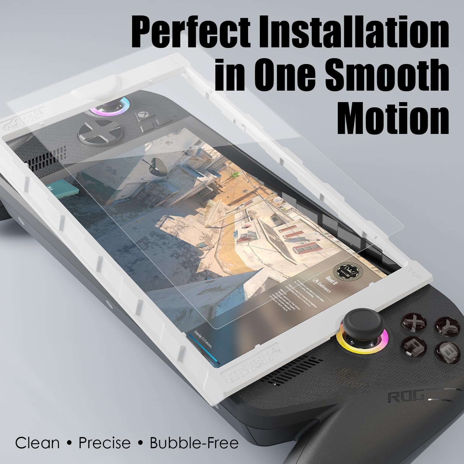 Skull & Co. Tempered Glass Screen Protector 9H Hardness / 0.26mm Ultra Thin with EZ-Align Frame