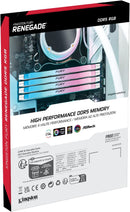 Kingston Fury Renegade 32GB (2X16GB) DDR5 RGB XMP 6800MT/S