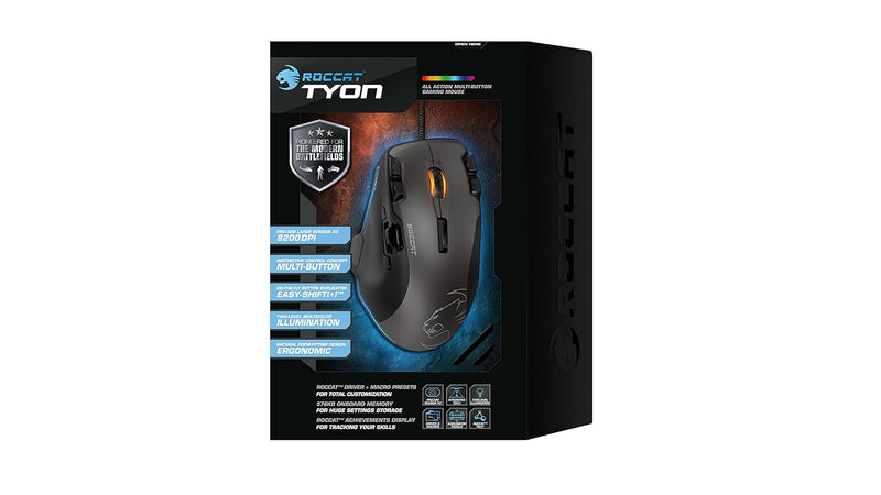 ROCCAT TYON BLK ALL ACTION MULTI-BUTTON GAMING MOUSE (ROC-11-850-AS)