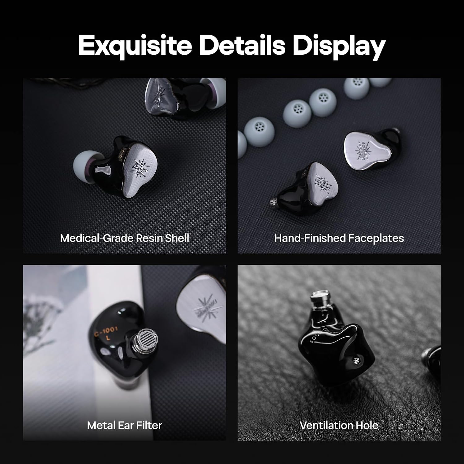 Kiwi Ears KE4 Sound Redefined 2DD + 2BA Hybrid In-ear Monitor
