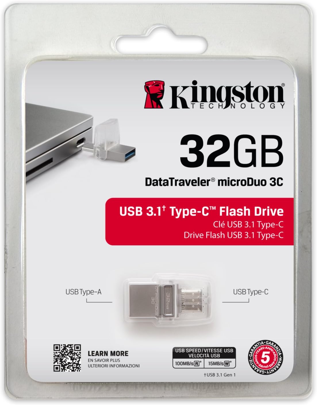 Kingston Data Traveler Microduo 3C 32GB (DTDUO3C)