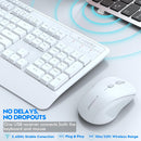 E-YOOSO E-787 Wireless Keyboard & Mouse Combo (White)