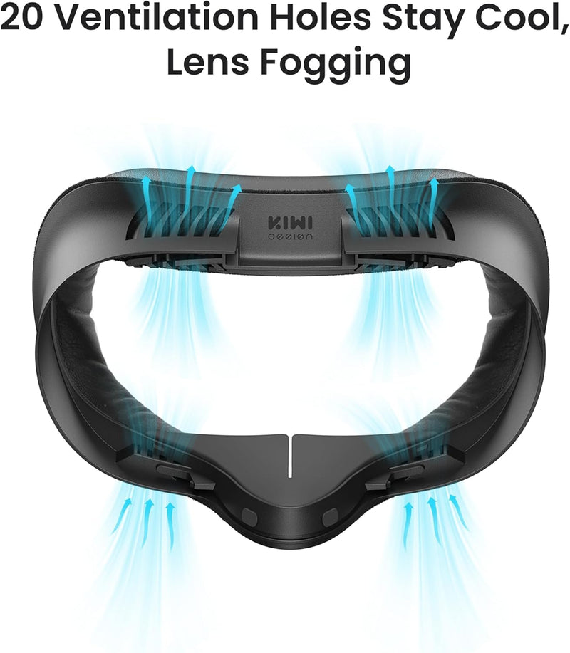 Kiwi Design V4 Ventilation Facial Interface for Meta Quest 3S (Q2-5P)
