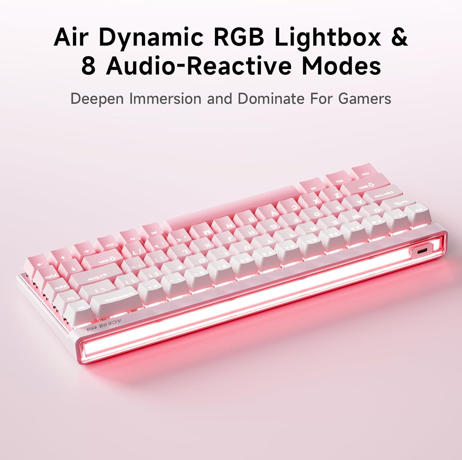 Mchose Ace 68 Air Esports Edition RGB Hot-Swappable Gaming Keyboard