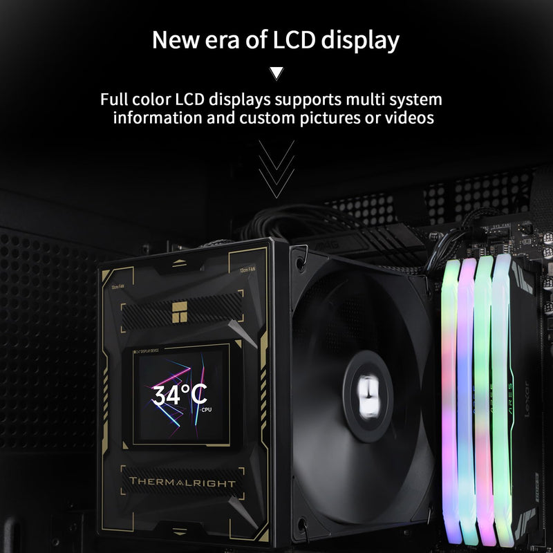 Thermalright Burst Assassin 120 Vision Single Tower CPU Air Cooler 