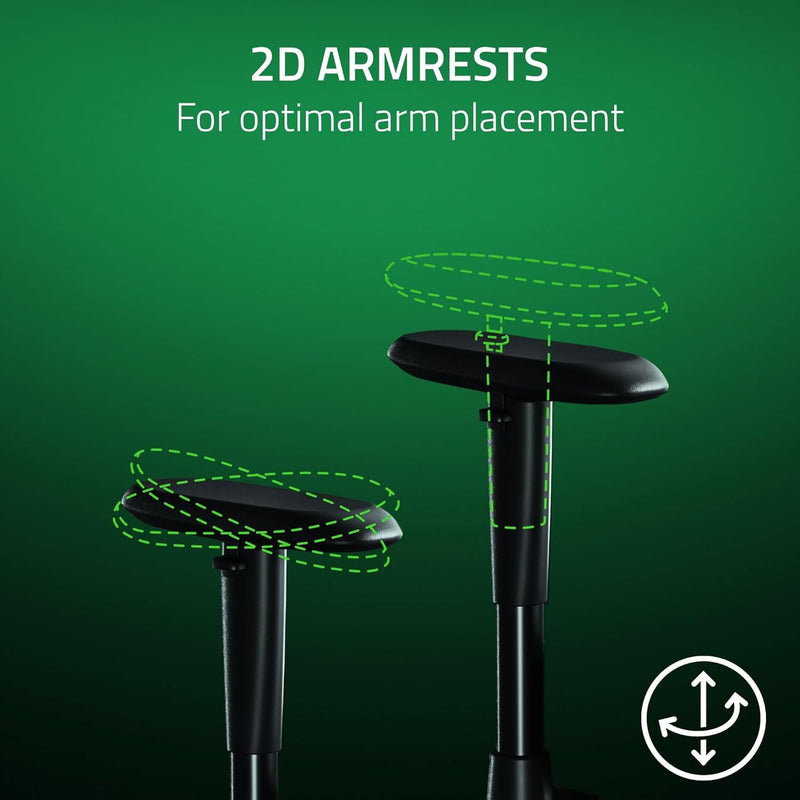 Razer Iskur V2 X Fabric Essential Gaming Chair with Built-in Lumbar Support
