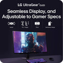 LG UltraGear 27GX704A-B 27" OLED (2560x1440) QHD 240Hz 0.03MS GTG Gaming Monitor with Tilt, Height, Swivel & Pivot Adjustment