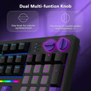 E-Yooso Z-104 Rainbow Light Wired Mechanical Keyboard Grey/Black/Purple (Silverwood Switch)