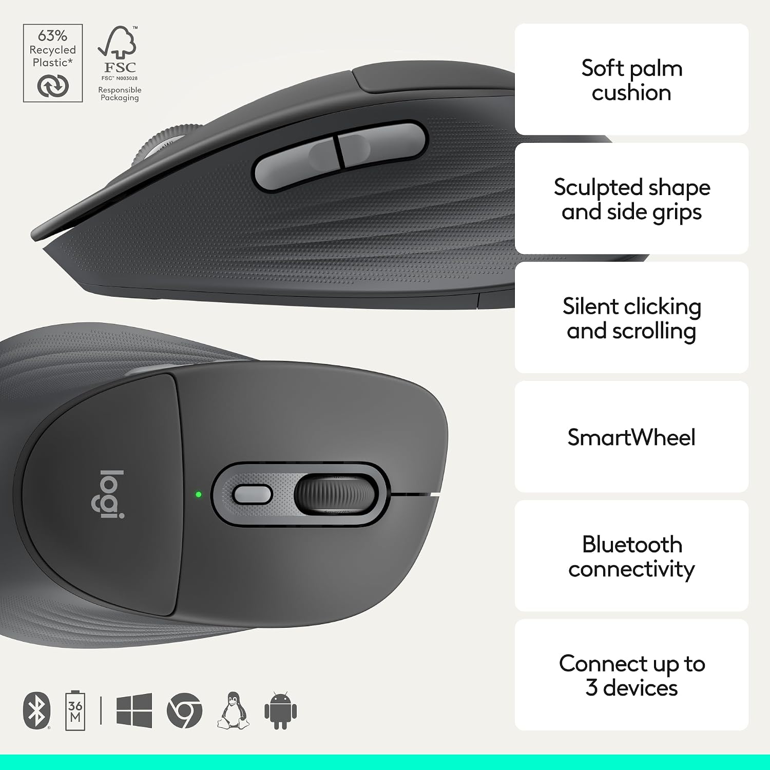 Logitech Signature MK880 Comfort Plus Keyboard & Mouse Combo