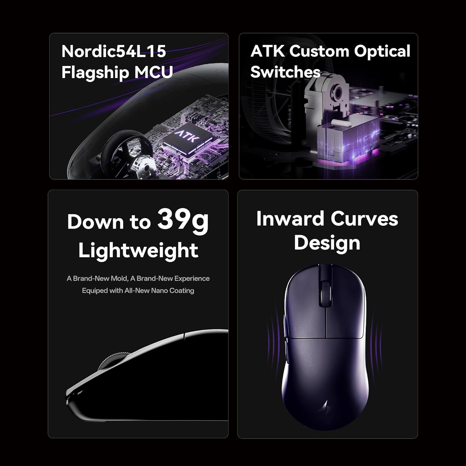 ATK Blazing Sky U2 Ultimate 2.0 Series Lightweight Wireless Mouse | DataBlitz