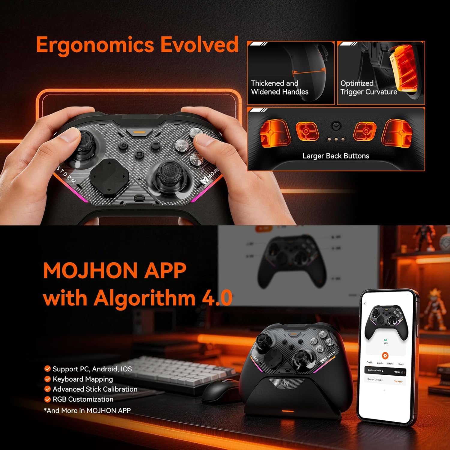 Bigbig Won Mojhon Storm Multi-Platform Wireless Controller 