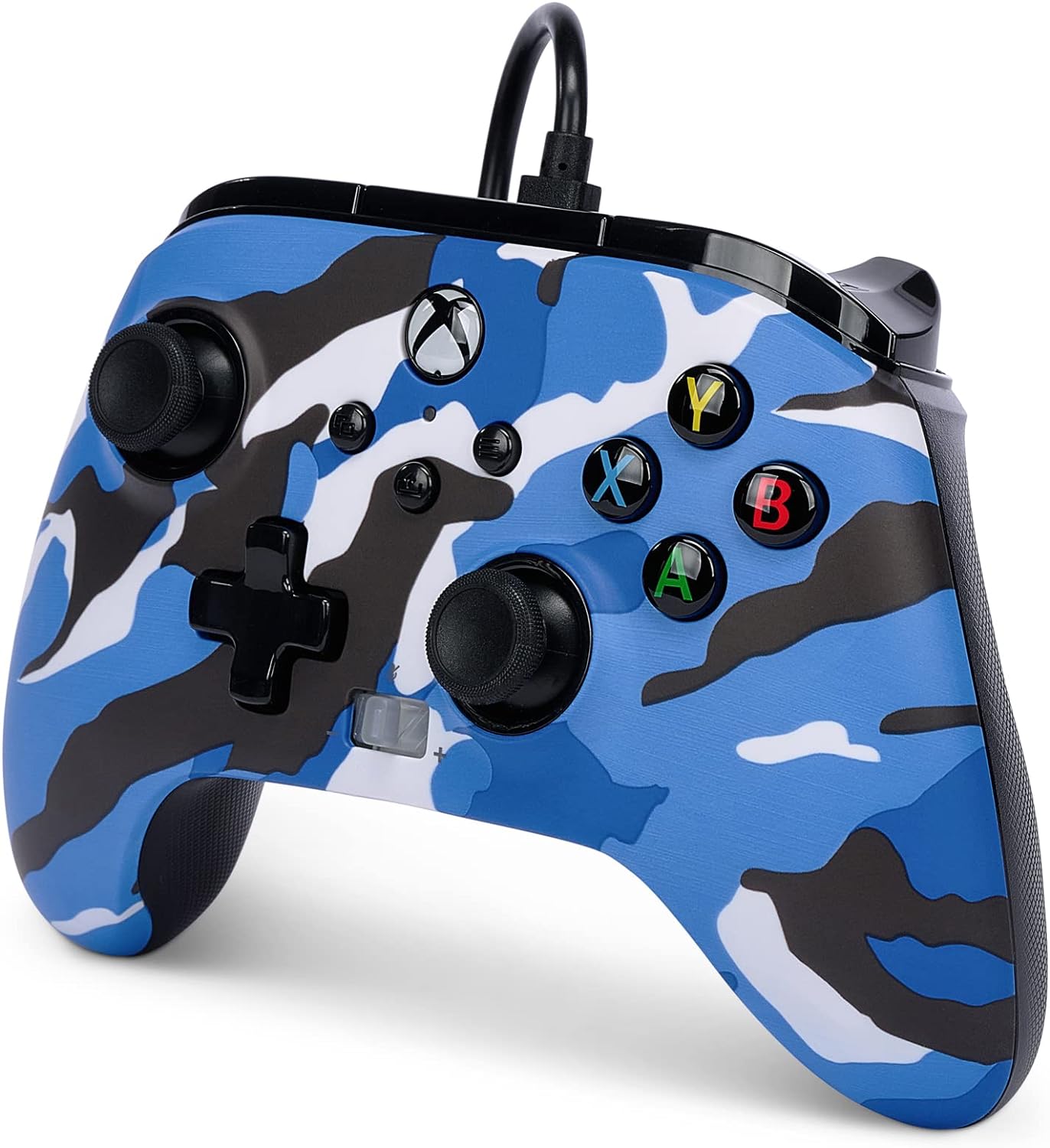 Power A Xbox Enhanced Wired Controller Blue Camo For Xbox 