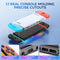 IINE Transparent PC Back Case + Silicone Joy-Pad Case Blue/ Orange for Nintendo Switch 2 (L1091)