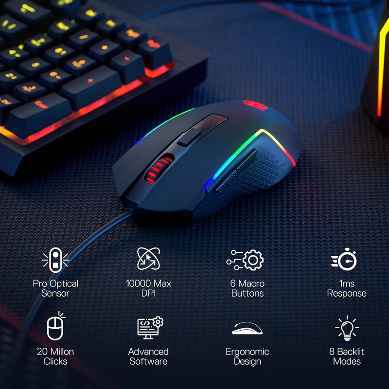 Redragon S141 Rylo Keyboard & Mouse Combo