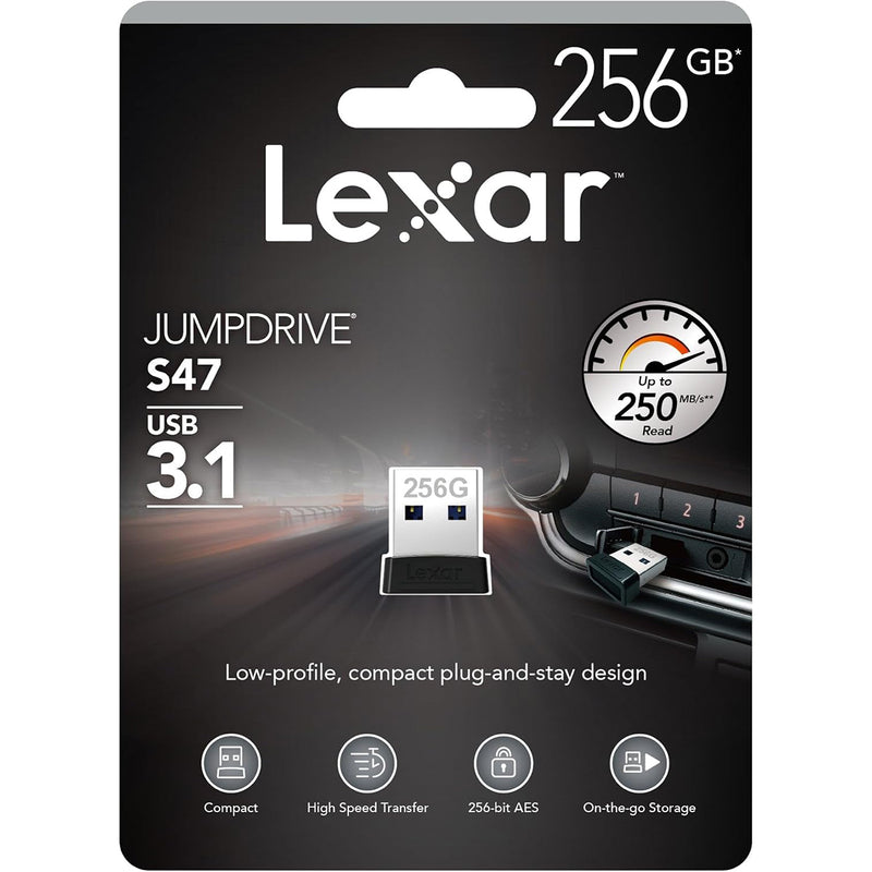 Lexar JumpDrive S47 USB 3.1 Type-A 250MB/s Read Flash Drive