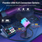 Maono PD100X RGB USB/XLR Dynamic Microphone for Game Streamers (Black)