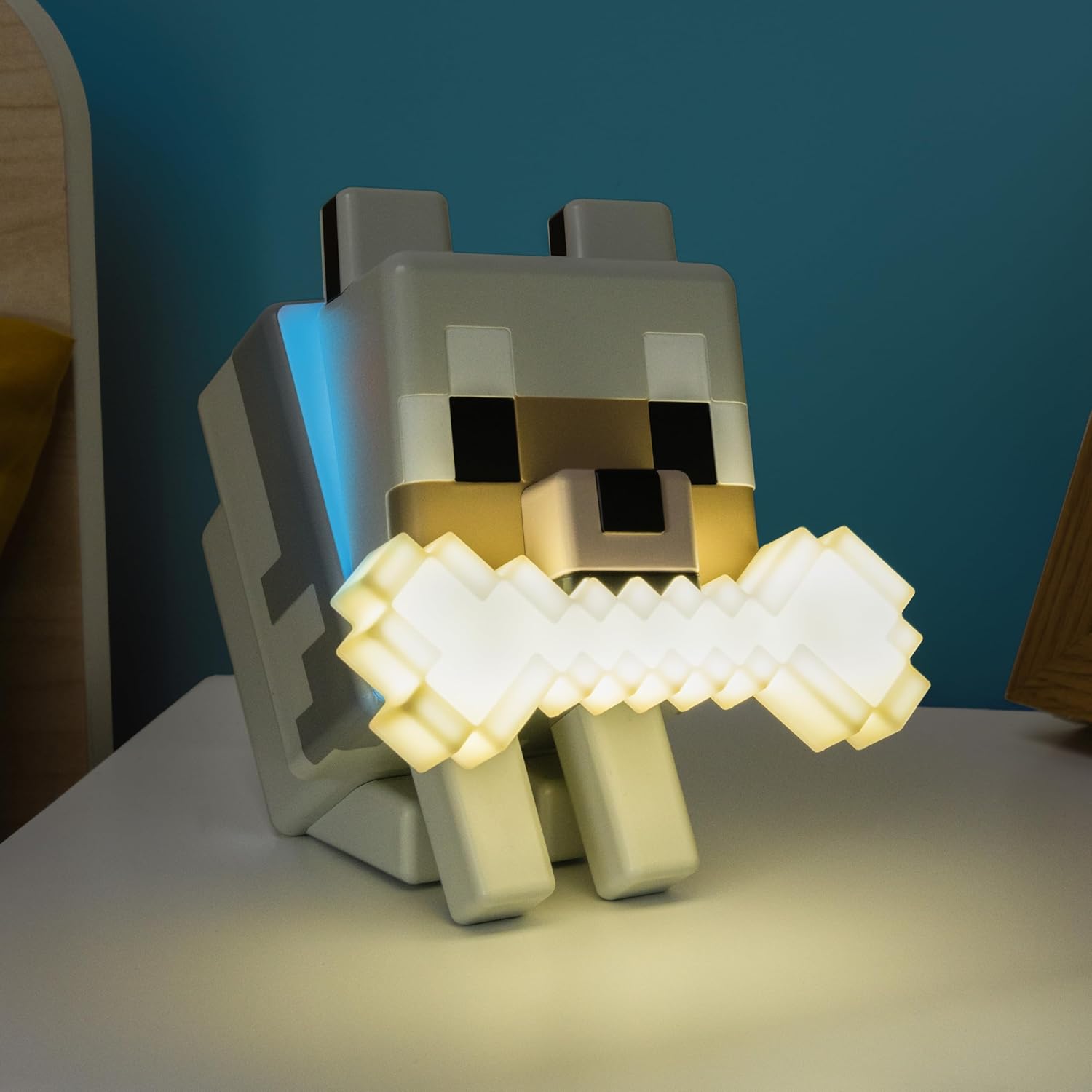 Paladone Minecraft GloBuddies Wolf Light (PP14761MCF)