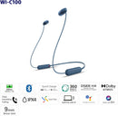 Sony WI-C100 Wireless In-Ear Headphones (Blue)