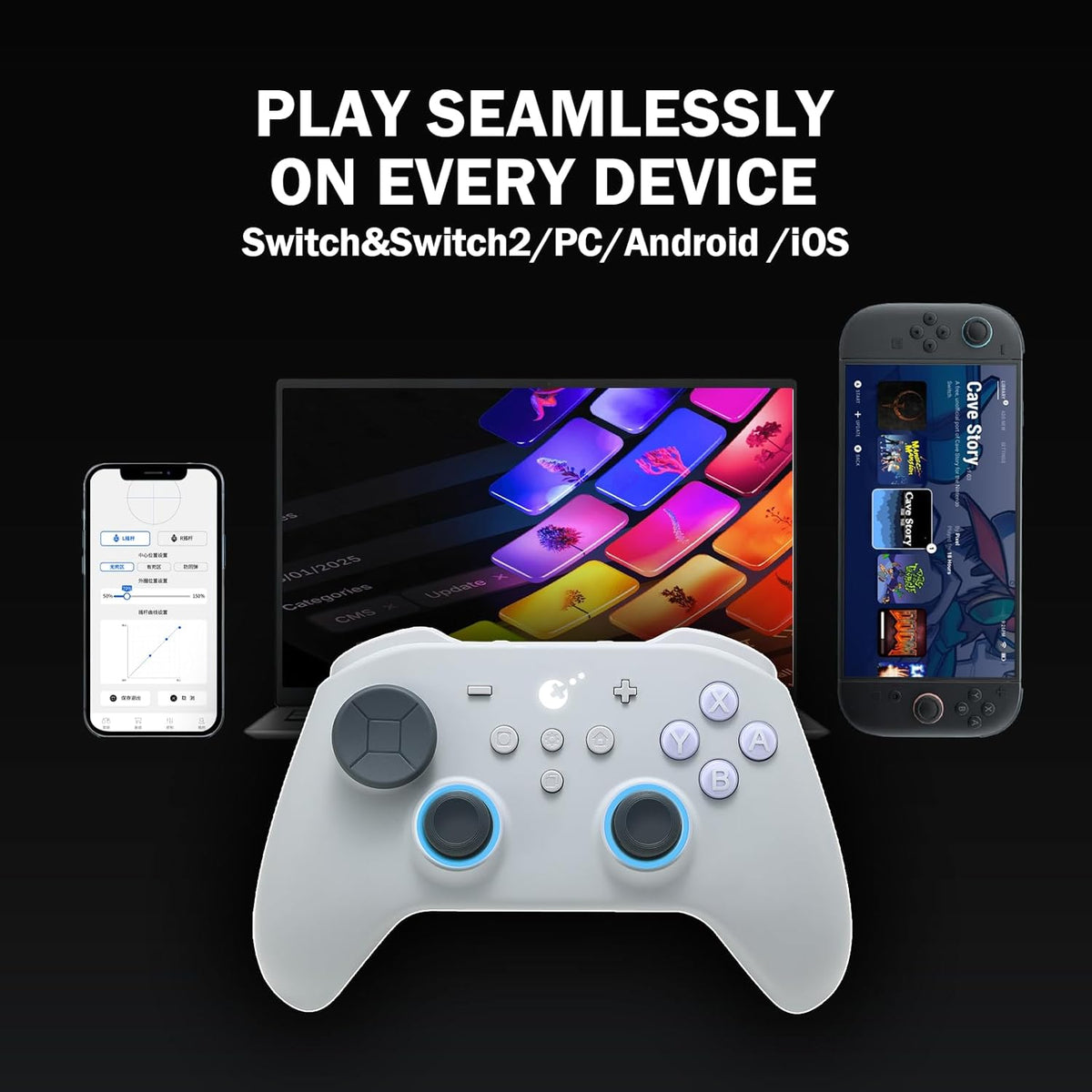 Gulikit TT Max Controller NS69 (Retro, Black)