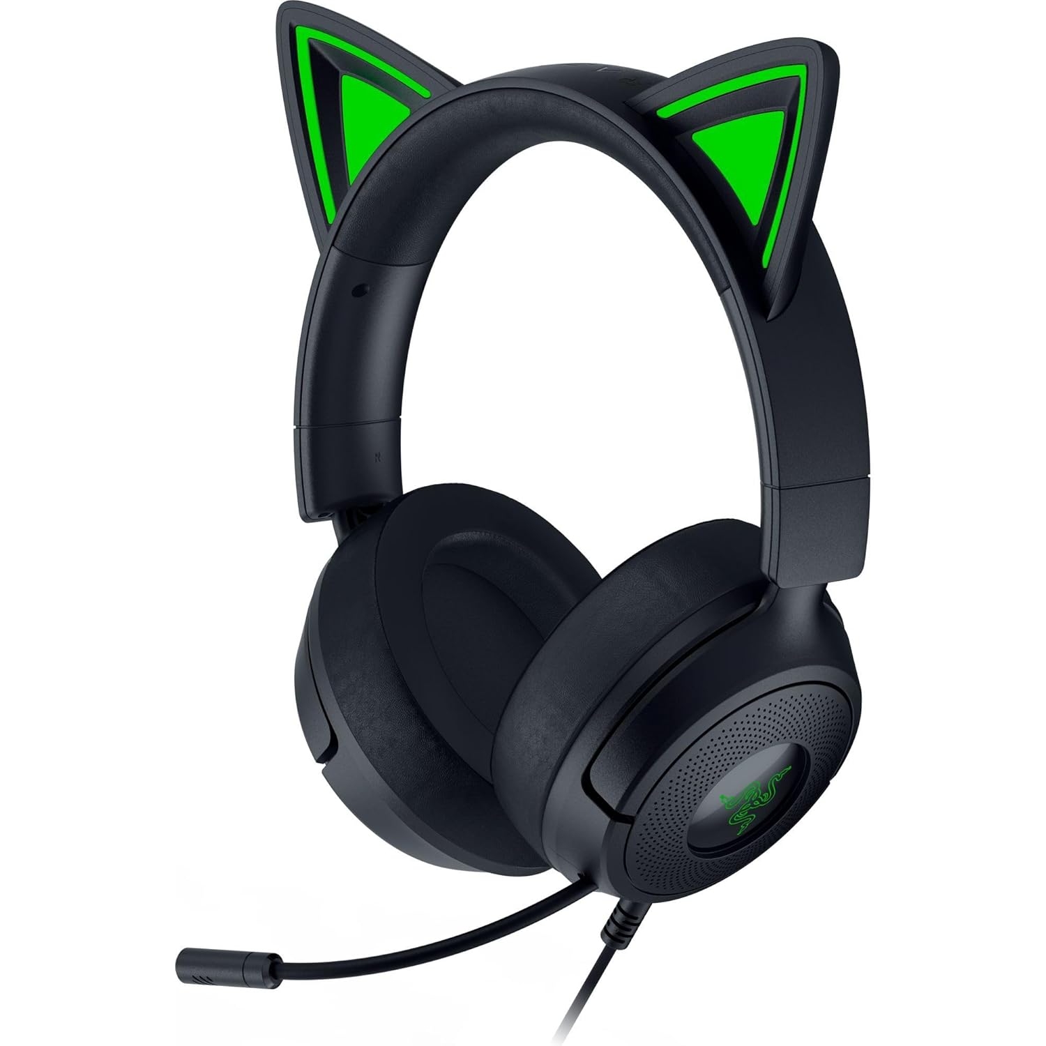 Razer Kraken Kitty V3 X Wired Kitty Headset for Gaming (Black, Quartz, White)