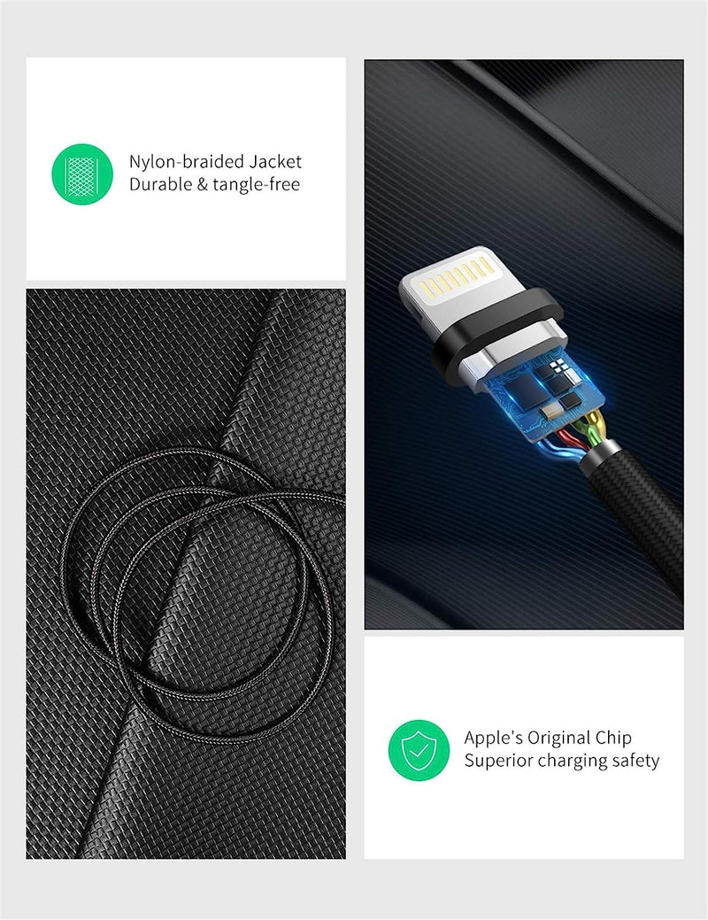 UGreen Lightning To USB 2.0 A Male Cable - 2m (Black) (US199/60158)