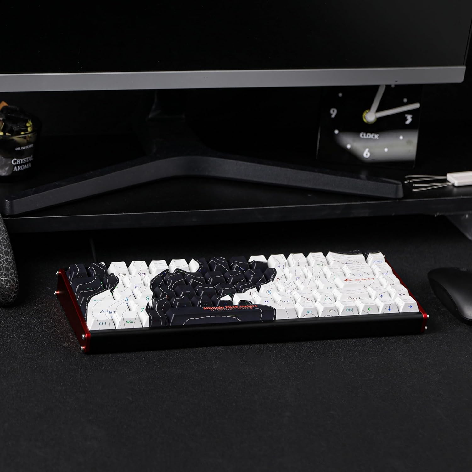 Ajazz ALUX68 Max RGB Wired 68-Keys Aluminum CNC Case Hot-Swappable Mechanical Keyboard