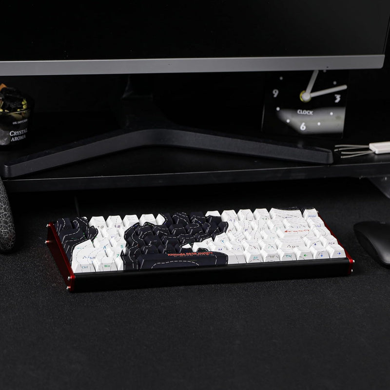 Ajazz ALUX68 Max RGB Wired 68-Keys Aluminum CNC Case Hot-Swappable Mechanical Keyboard