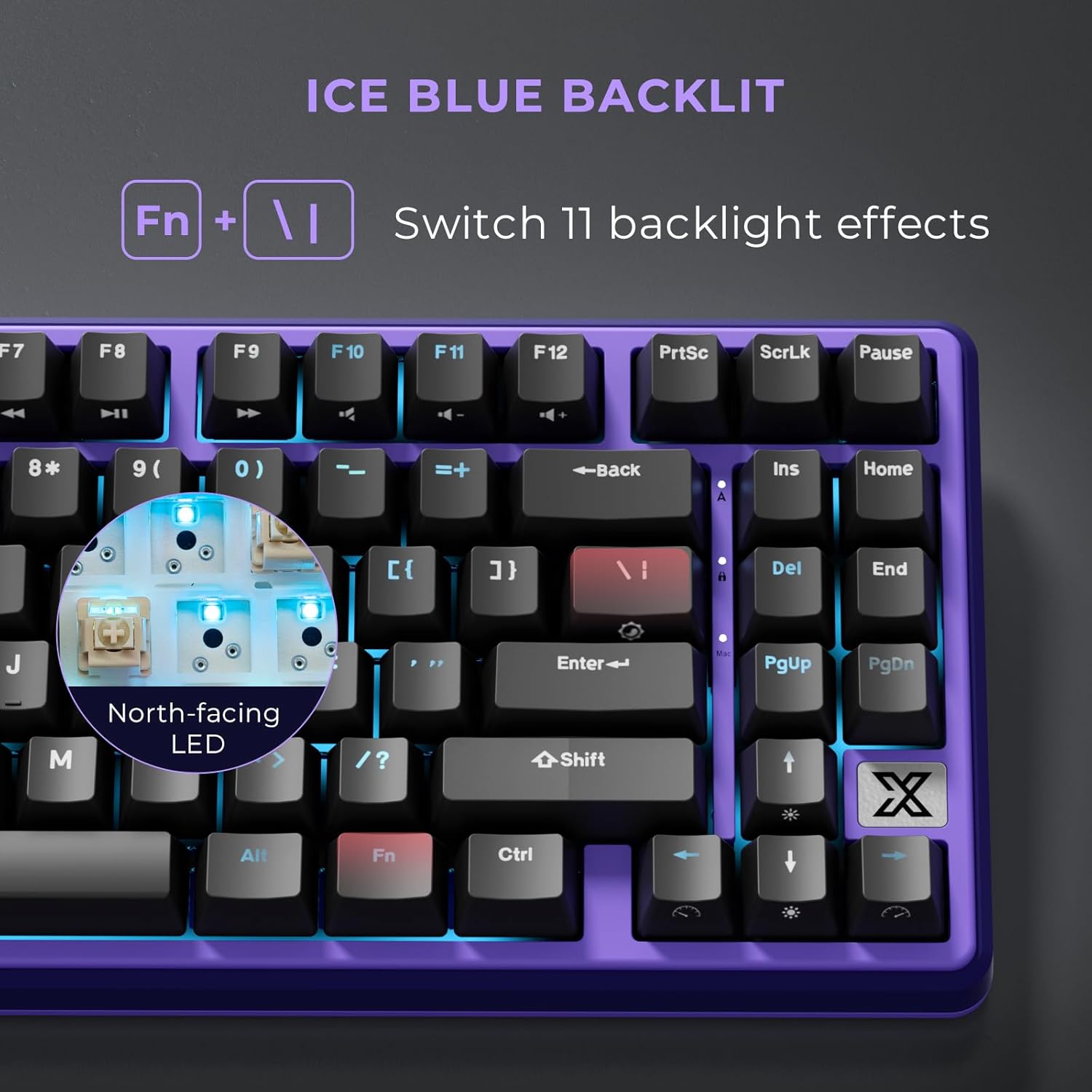 Royal Kludge RK X87 Single-Mode RGB 86 Keys Mechanical Keyboard