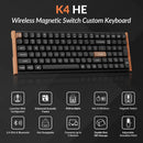 Keychron K4 HE Special Ed. Hot-Swappable RGB Backlight 96% Wireless Magnetic Switch Custom Keyboard