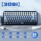 Ajazz 308I 84-Keys Bluetooth Wireless Membrane Keyboard (Mist Blue)