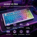 Ajazz AK820 V2 Pro RGB Tri-Mode Mechanical Keyboard (TransparentColor)