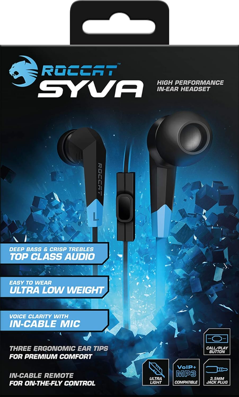 ROCCAT SYVA HIGH PERFORMANCE IN-EAR HEADSET (ROC-14-100-AS)