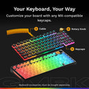Glorious GMBK 75% Customizable RGB Wired Gaming Keyboard (Black)