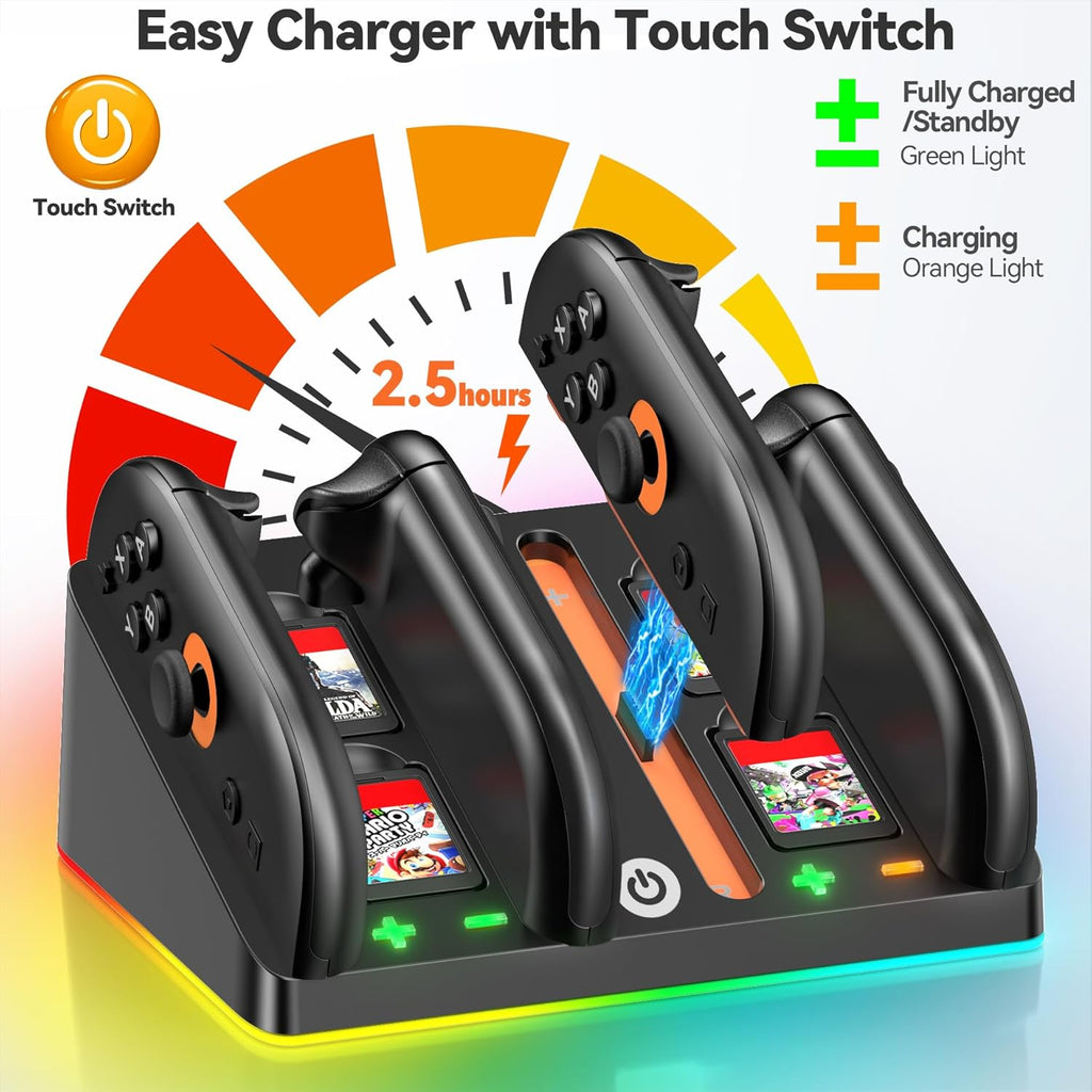 Sw2 Dock Nintendo Switch 2 Controller Charging Dock (Black) (VG-SW223)