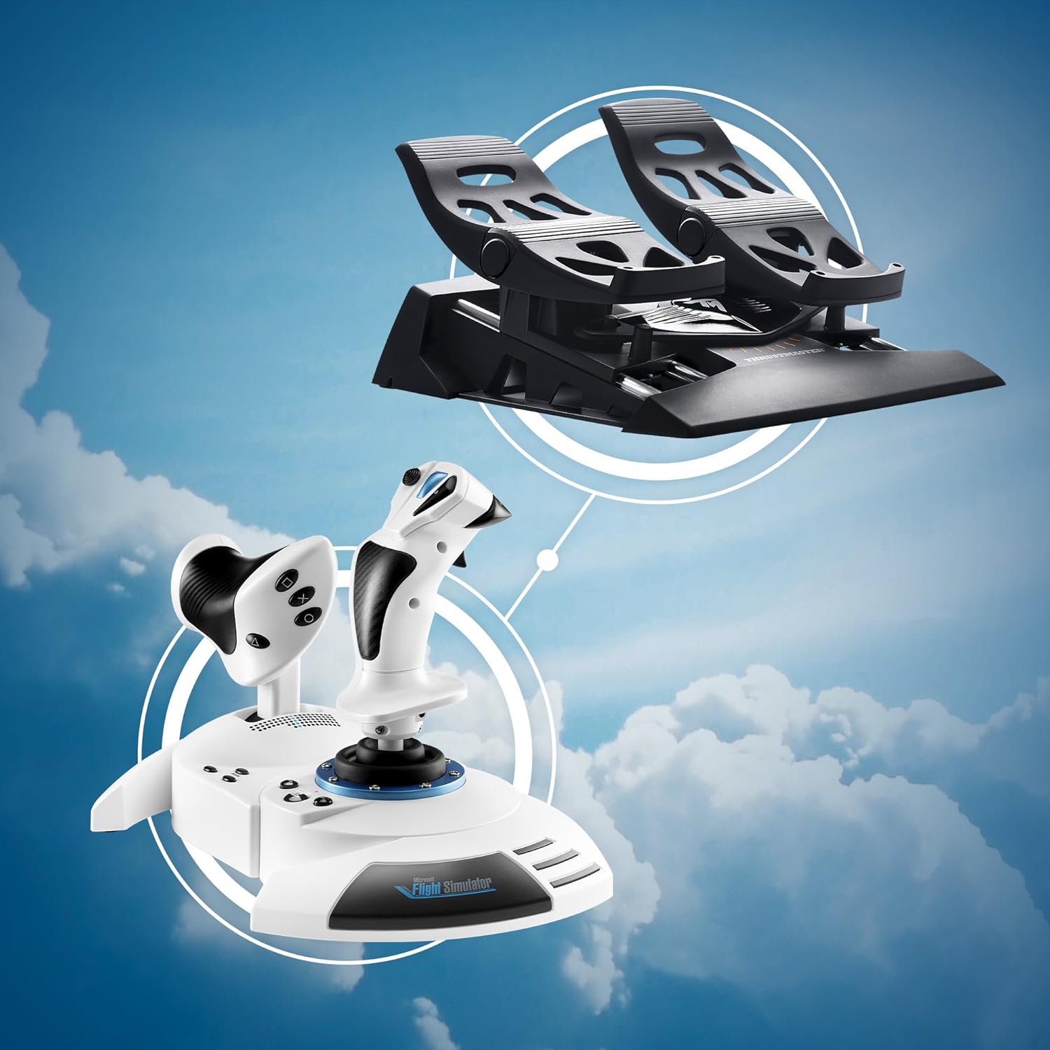 Thrustmaster T.Flight Hotas 5 Microsoft Flight Simulator 2024 Special Edition for PS5/PS4 (4160949)
