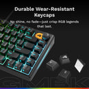 Glorious GMBK 75% Customizable RGB Wired Gaming Keyboard (Black)