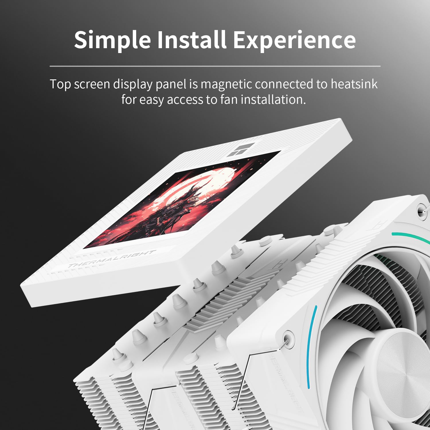 Thermalright Phantom Spirit 120 Vision Dual Tower CPU Air Cooler (Snow)