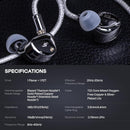 SIMGOT ET142 Advanced Dual-Symmetric Magnetic Planar & PZT In-Ear Moni