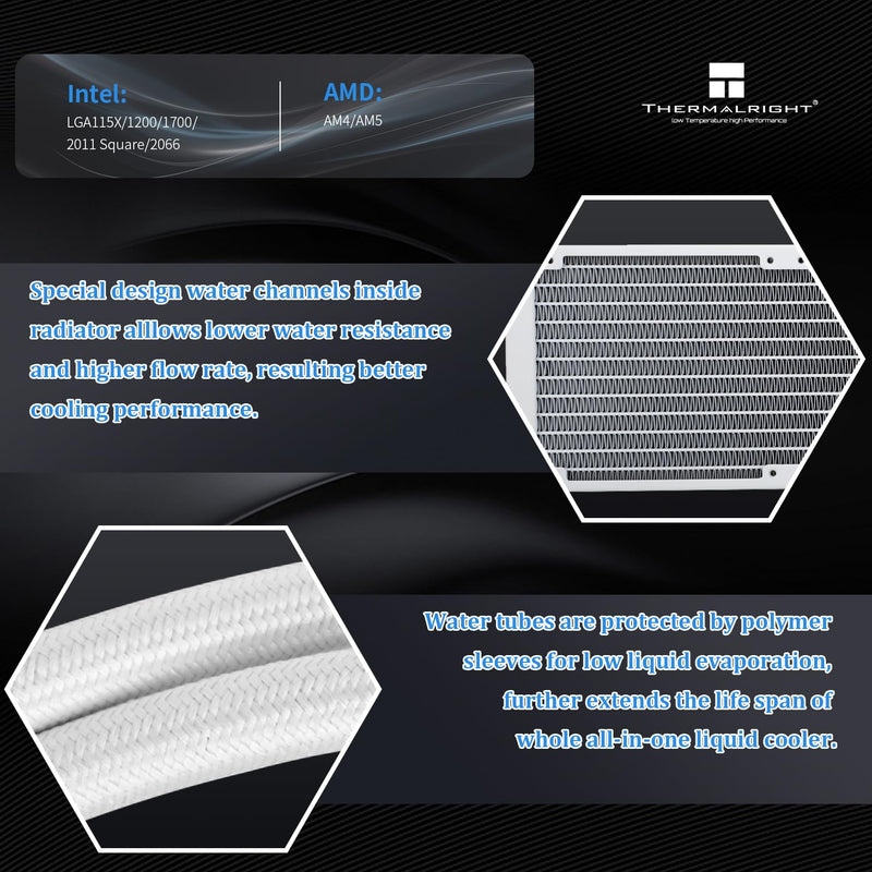 Thermalright Aqua Elite 240 ARGB V3 AIO CPU Liquid Cooler